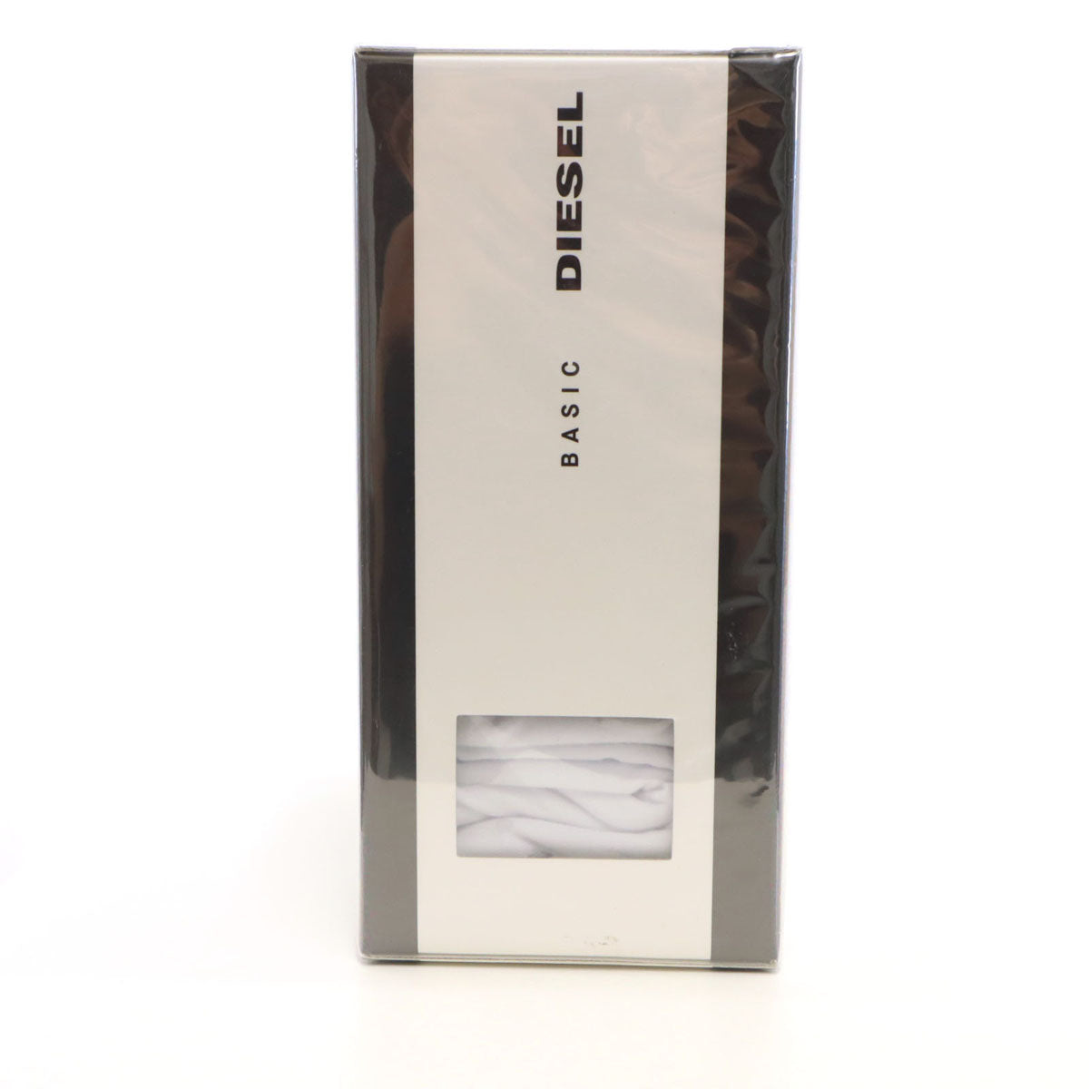 未使用 DIESEL ディーゼル ワンポイントロゴ 半袖 3枚組 Tシャツ M ホワイト メンズ