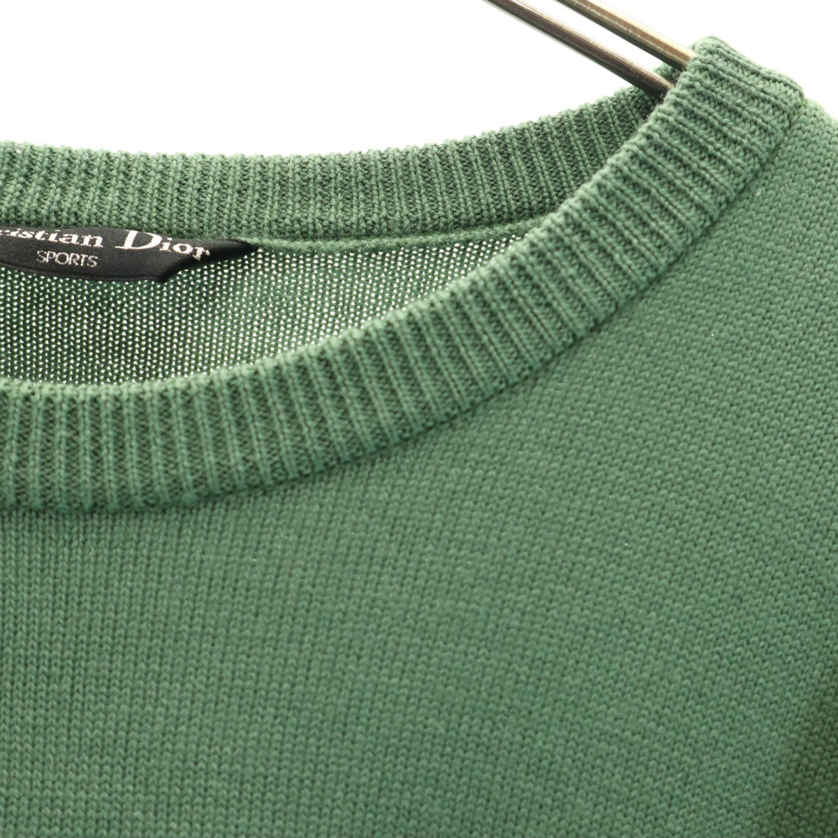 Christian Dior SPORTS クリスチャンディオールスポーツ 90s オールド 長袖 セーター L グリーン系 ニット メンズ