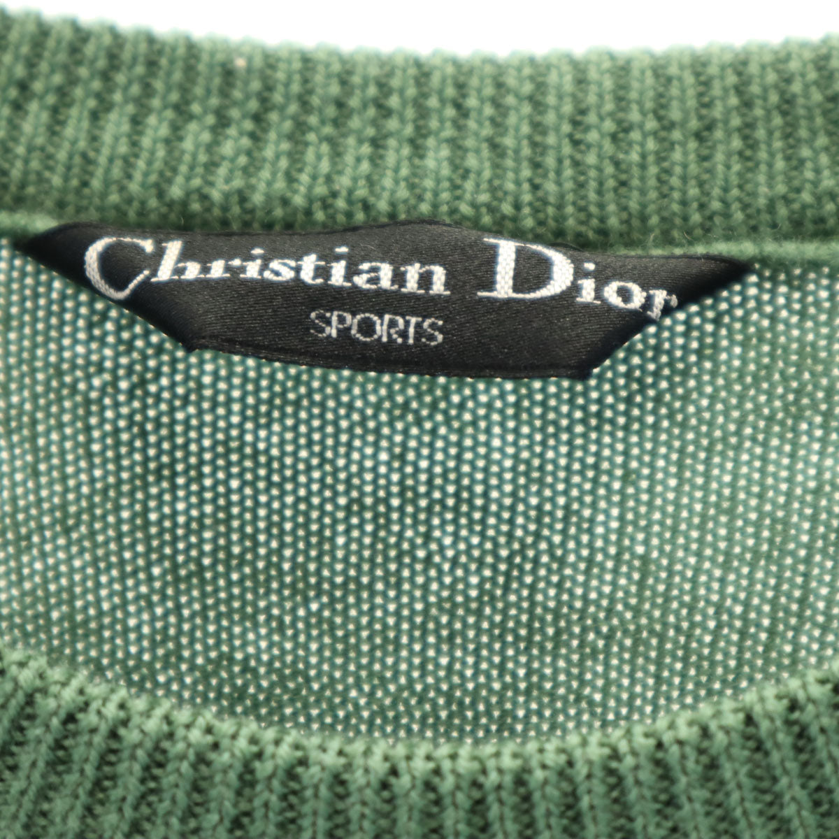 Christian Dior SPORTS クリスチャンディオールスポーツ 90s オールド 長袖 セーター L グリーン系 ニット メンズ