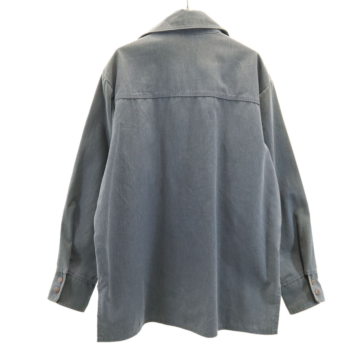 JCPenney ジェイシーペニー 70s ヴィンテージ 細畝 シャツジャケット L チャコールグレー メンズ