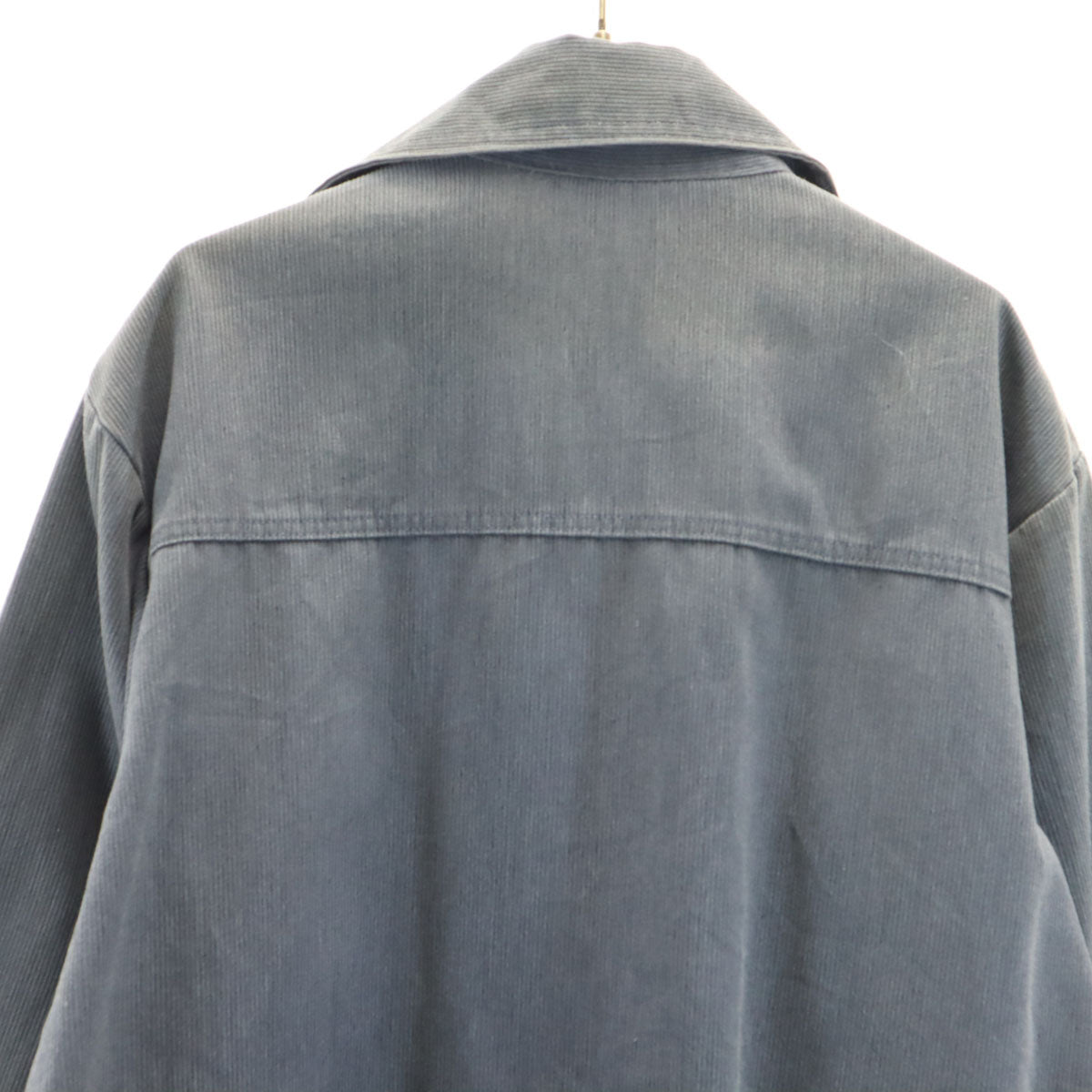 JCPenney ジェイシーペニー 70s ヴィンテージ 細畝 シャツジャケット L チャコールグレー メンズ