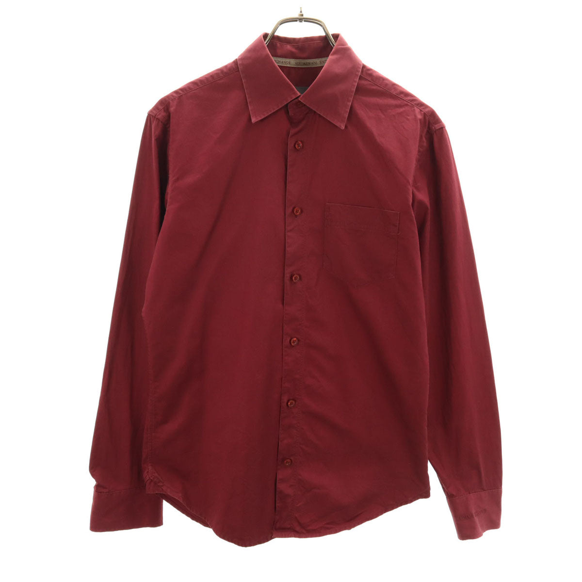 ARMANI EXCHANGE アルマーニエクスチェンジ 長袖 シャツ S ボルドー系 メンズ