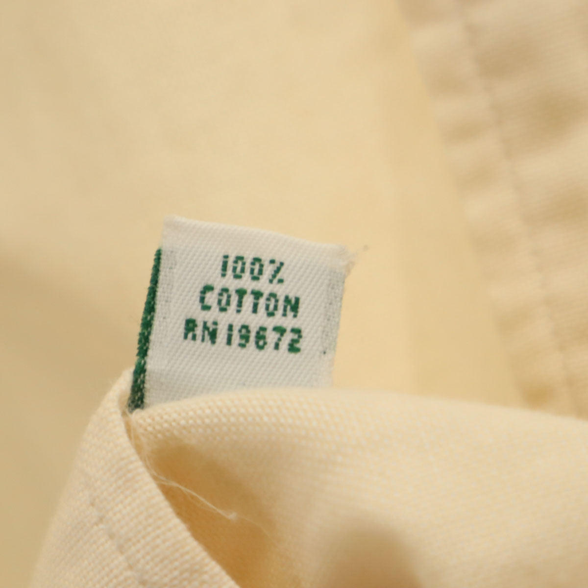 Polo by Ralph Lauren ポロバイラルフローレン 80s ヴィンテージ 緑タグ ボーイズ 長袖 シャツ 18 アイボリー系 キッズ