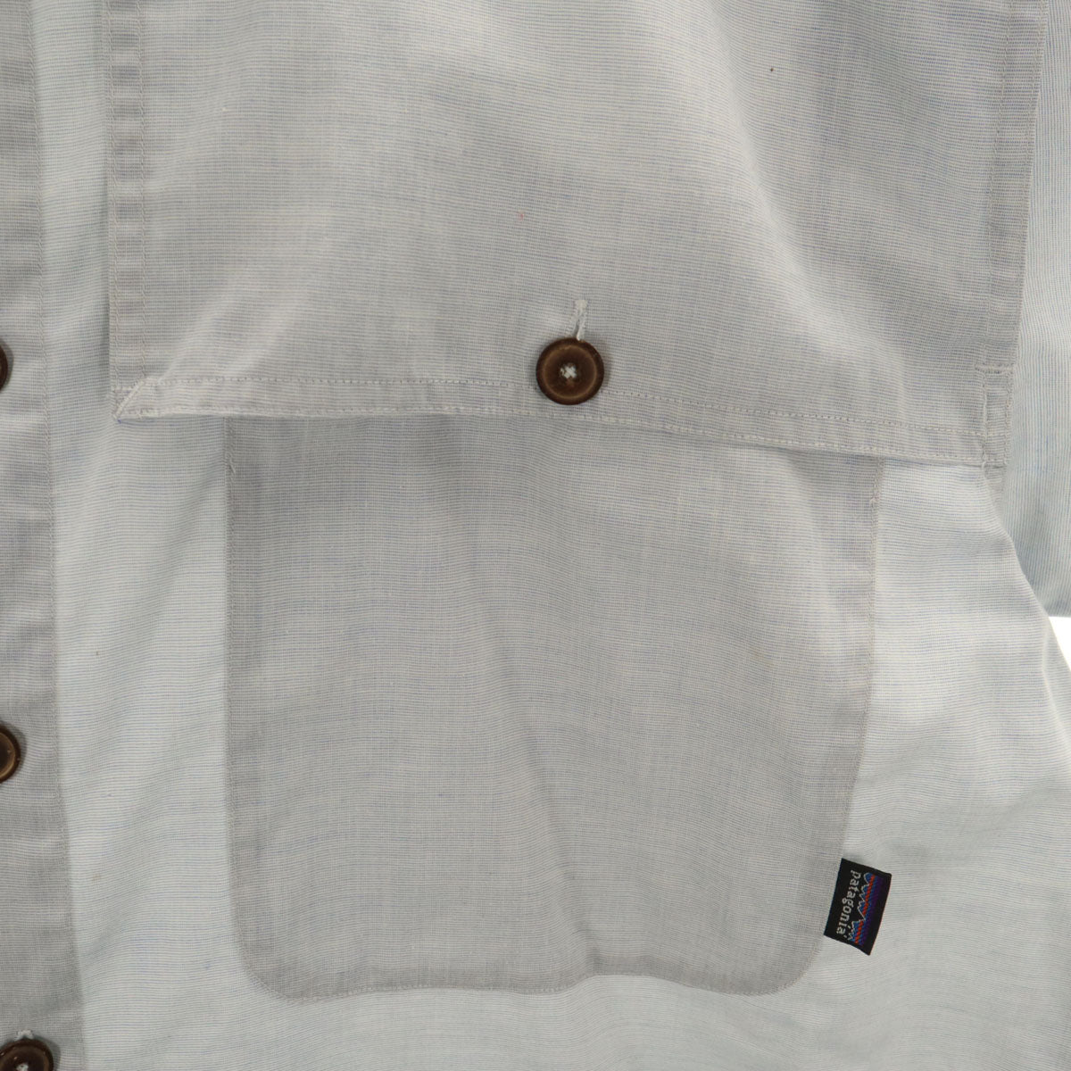 patagonia パタゴニア 長袖 シャツ M ブルー系 アウトドア メンズ