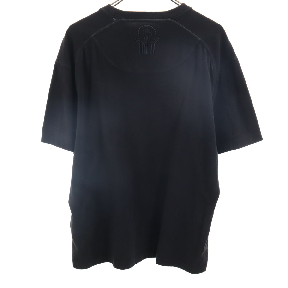 MONCLER モンクレール ロゴワッペン 半袖 Tシャツ M ブラック メンズ