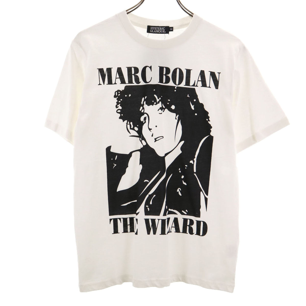 HYSTERIC GLAMOUR ヒステリックグラマー 日本製 半袖 マークボラン Tシャツ M ホワイト メンズ
