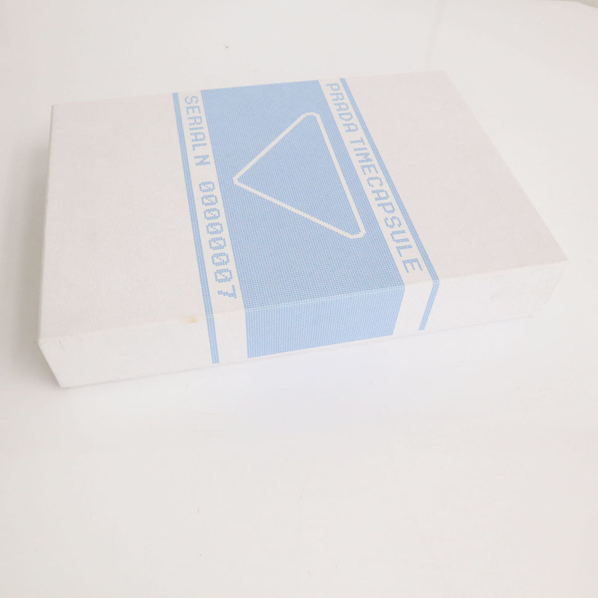 未使用 PRADA プラダ イタリア製 半袖 オープンカラーシャツ S ホワイト 箱付き メンズ