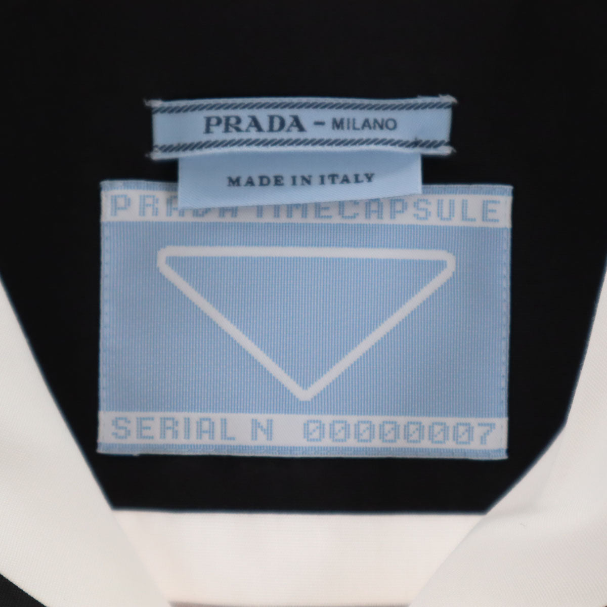 未使用 PRADA プラダ イタリア製 半袖 オープンカラーシャツ S ホワイト 箱付き メンズ