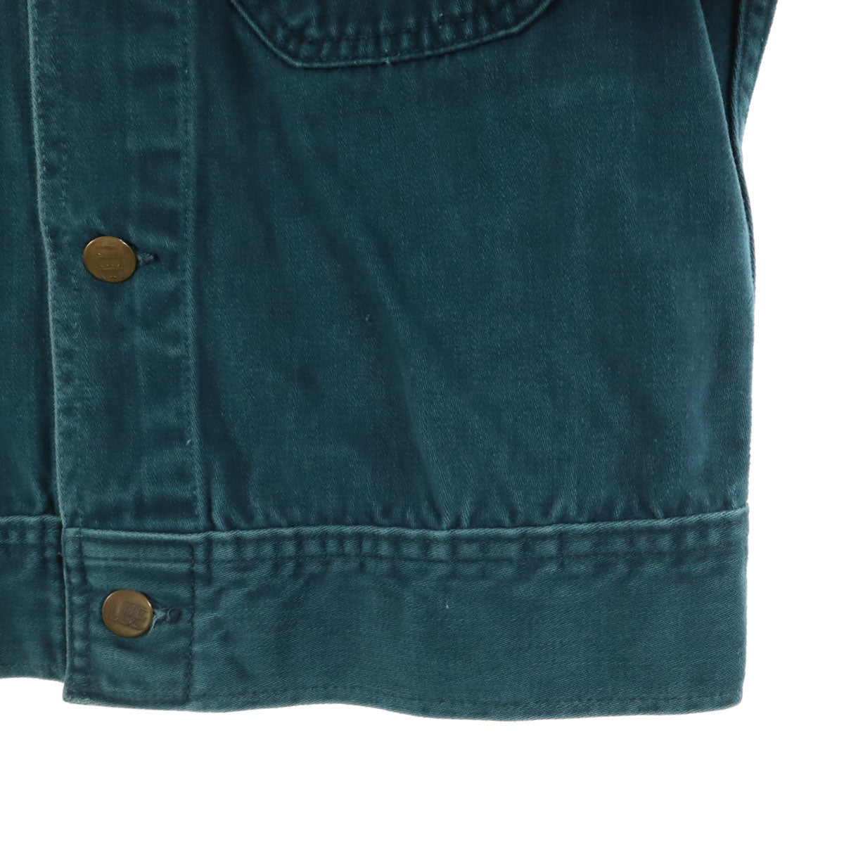 Lee リー 70s USA製 ヴィンテージ 長袖 トラッカー ジャケット 深緑系 メンズ