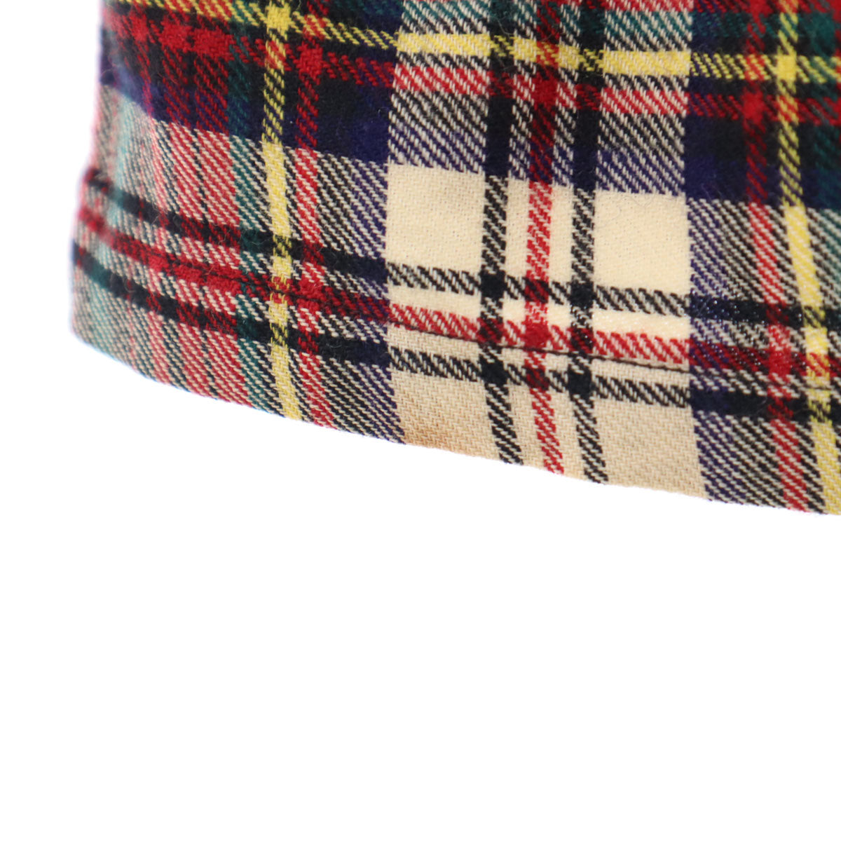 Hathaway ハサウェイ 60s ヴィンテージ 開襟 チェック柄 長袖 オープンカラーシャツ M レッド メンズ