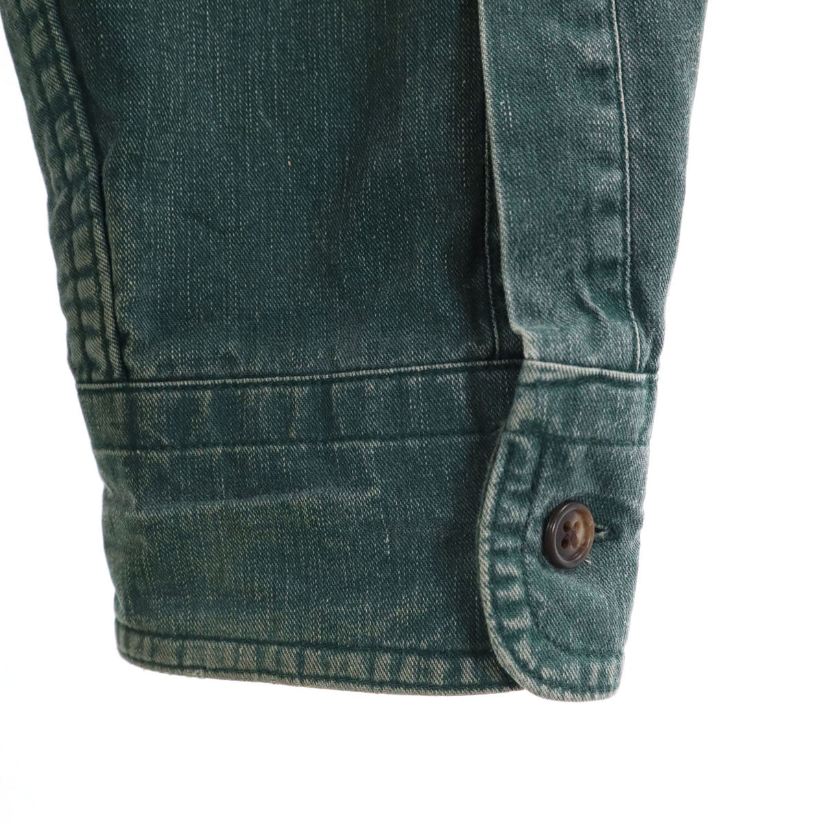 L.L.Bean エルエルビーン 80s USA製 ヴィンテージ 長袖 ワークシャツ L 深緑 裏フランネル アウトドア メンズ