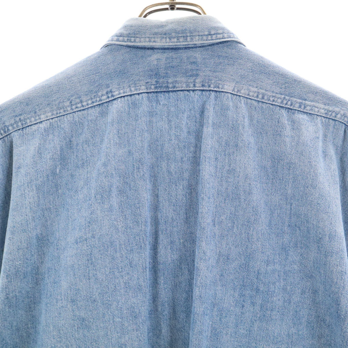 Prentiss プレンティス 90s USA製 オールド 長袖 ボタンダウン デニムシャツ L メンズ