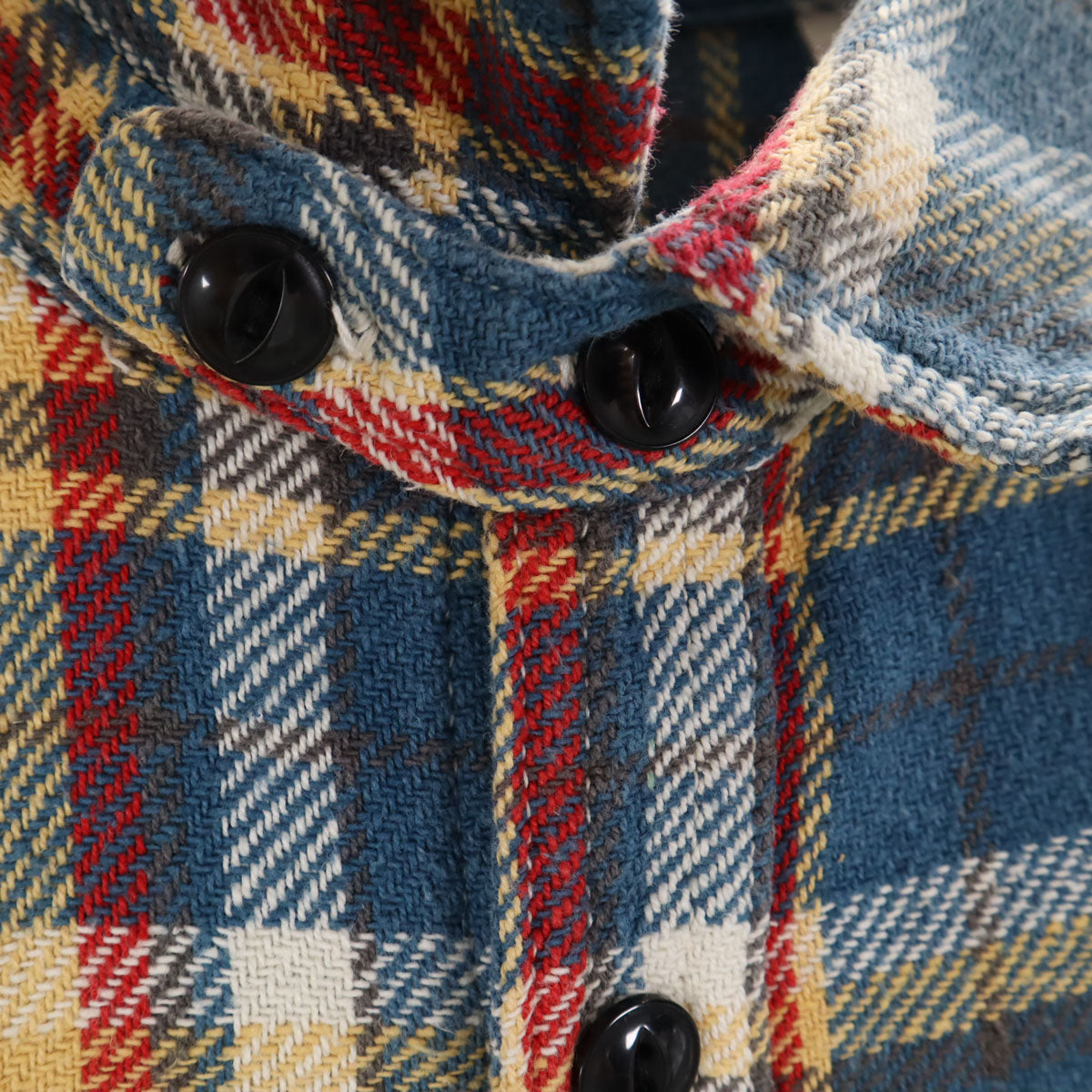 FIVE BROTHER ファイブブラザー USA製 チェック柄 長袖 シャツ L ネイビー系 メンズ