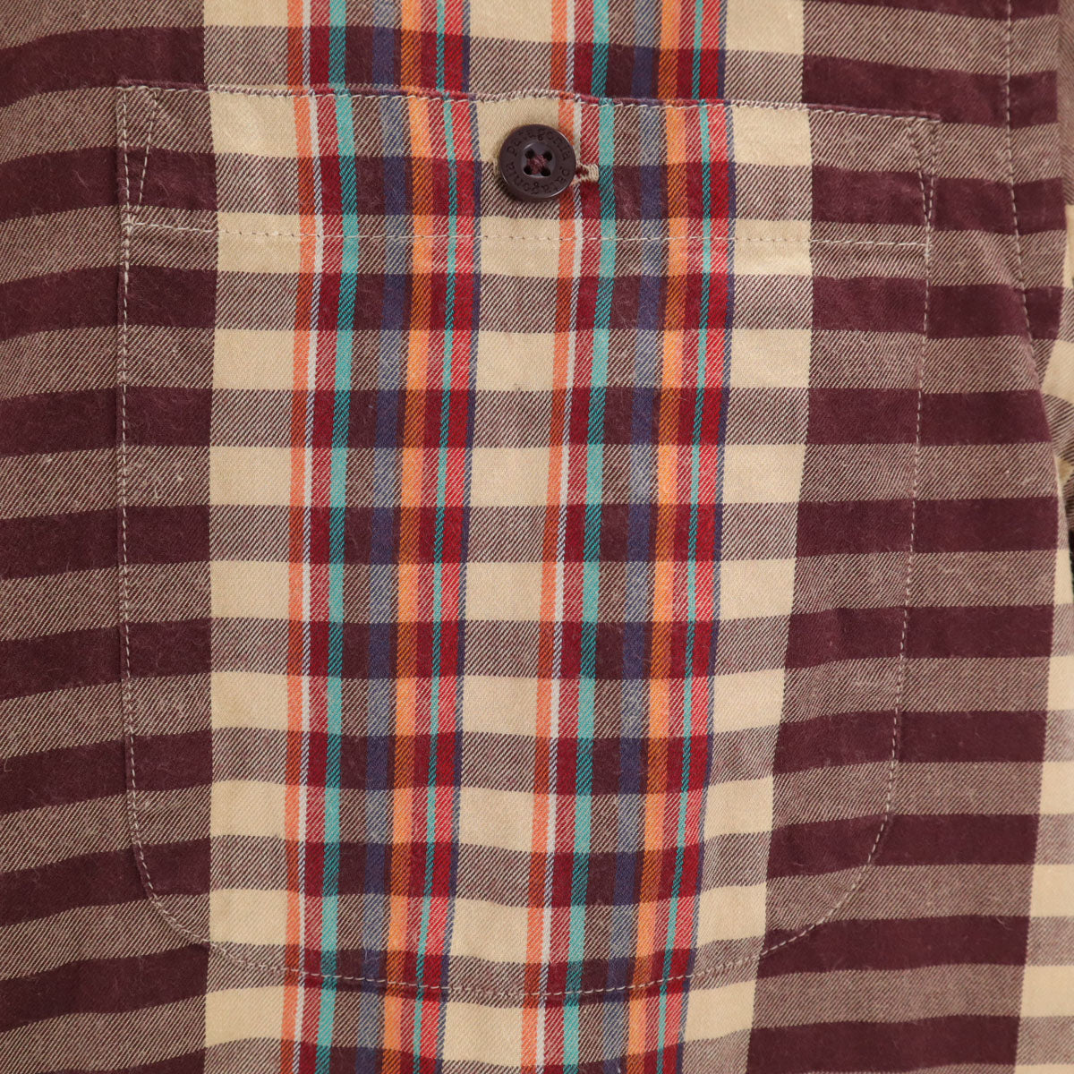 patagonia パタゴニア チェック柄 長袖 シャツ S ベージュ系 53837 アウトドア メンズ