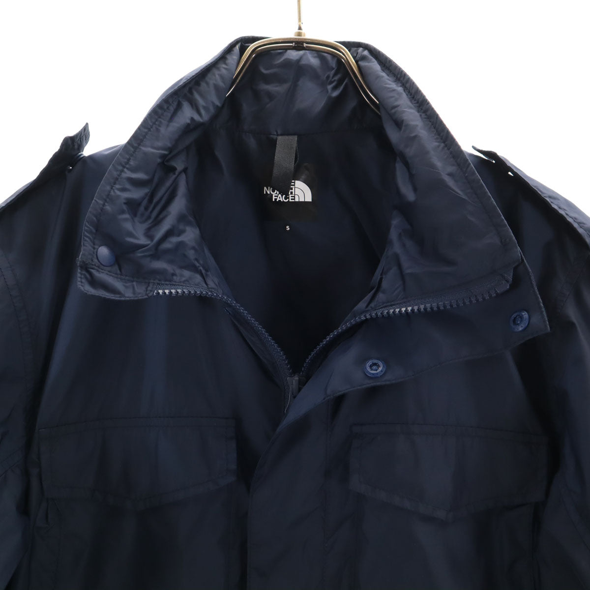 THE NORTH FACE ノースフェイス グローブ トレッカー ジャケット S ネイビー NP71622 アウトドア 収納袋付き メンズ