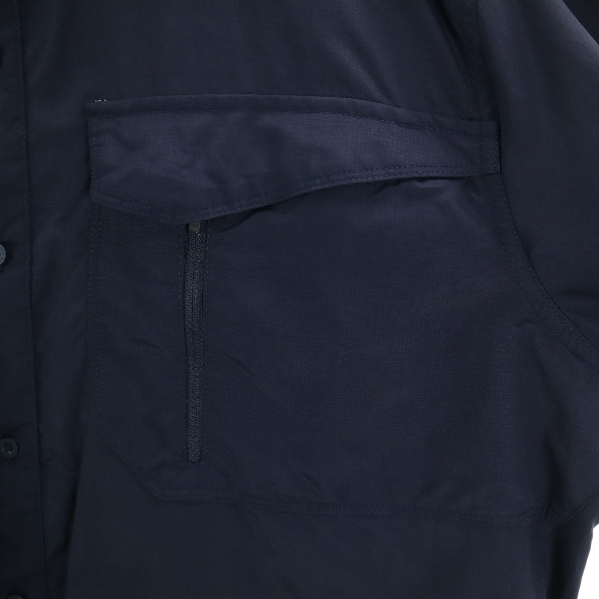 THE NORTH FACE ノースフェイス 長袖 シャツ XL ネイビー ロールアップ メンズ