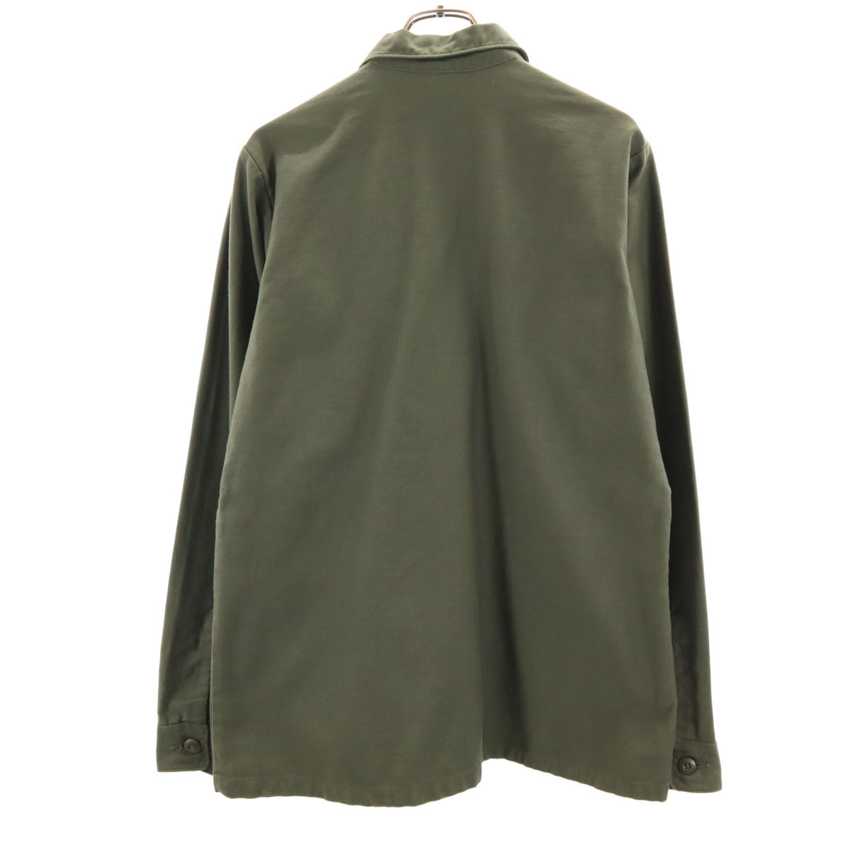 US ARMY アメリカ軍 70s ヴィンテージ ユーティリティ シャツジャケット 151/2 カーキ メンズ