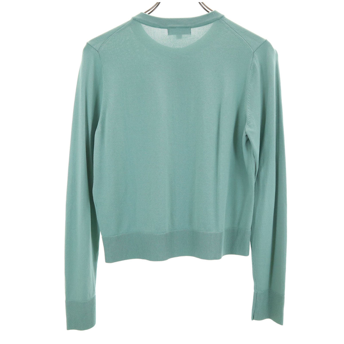 BLUE LABEL CRESTBRIDGE ブルーレーベルクレストブリッジ 長袖 カーディガン 38 グリーン系 三陽商会 レディース