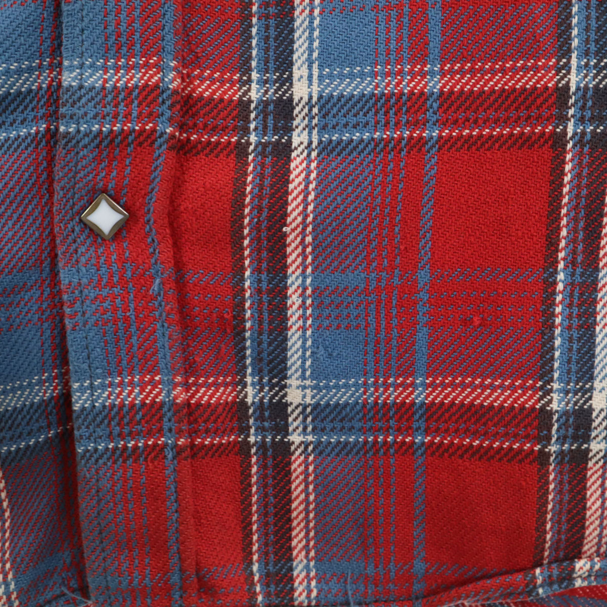 HYSTERIC GLAMOUR ヒステリックグラマー チェック柄 長袖 ウエスタンシャツ M レッド系 メンズ