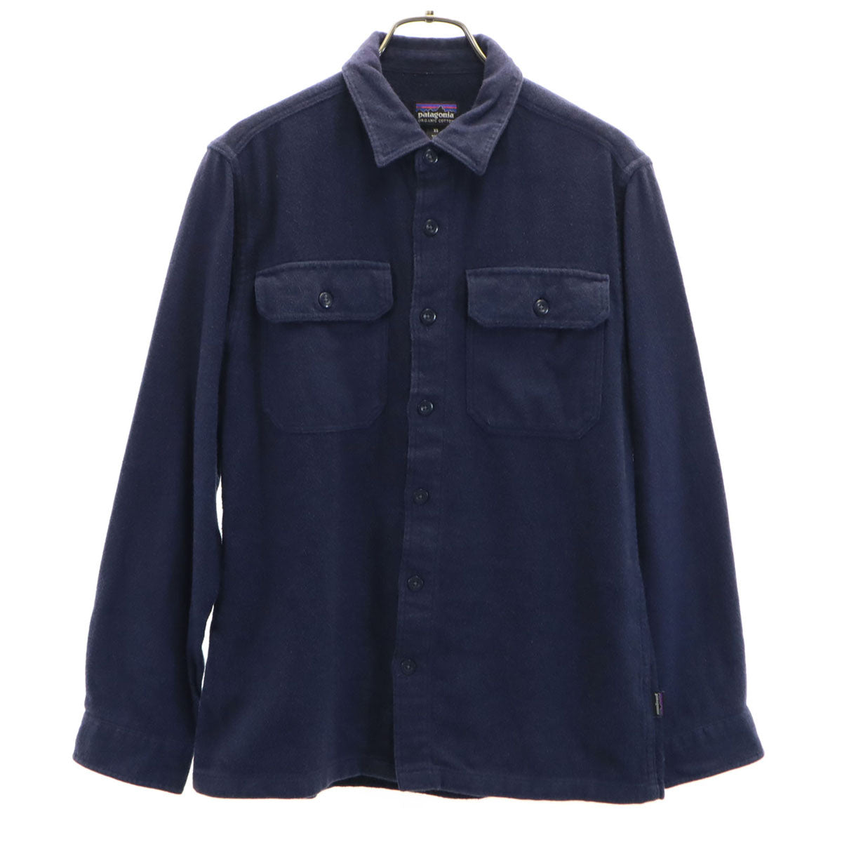 patagonia パタゴニア 長袖 ネルシャツ XS ネイビー アウトドア STY53947FA18 メンズ