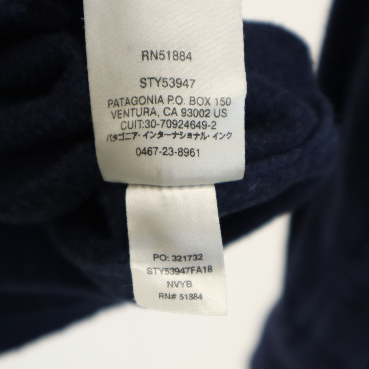 patagonia パタゴニア 長袖 ネルシャツ XS ネイビー アウトドア STY53947FA18 メンズ