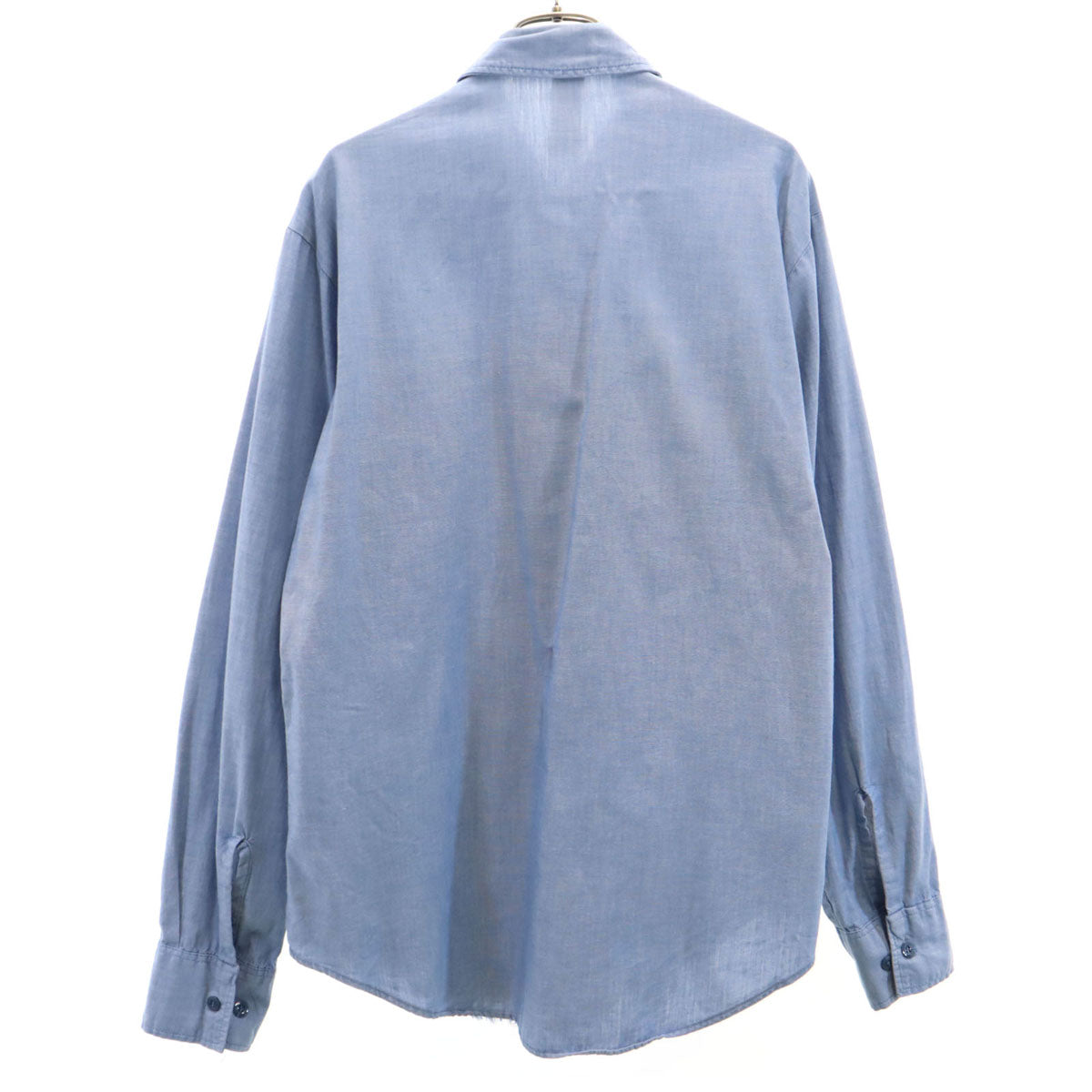 SEAFARER シーファー USA製 長袖 シャツ M 水色系 メンズ