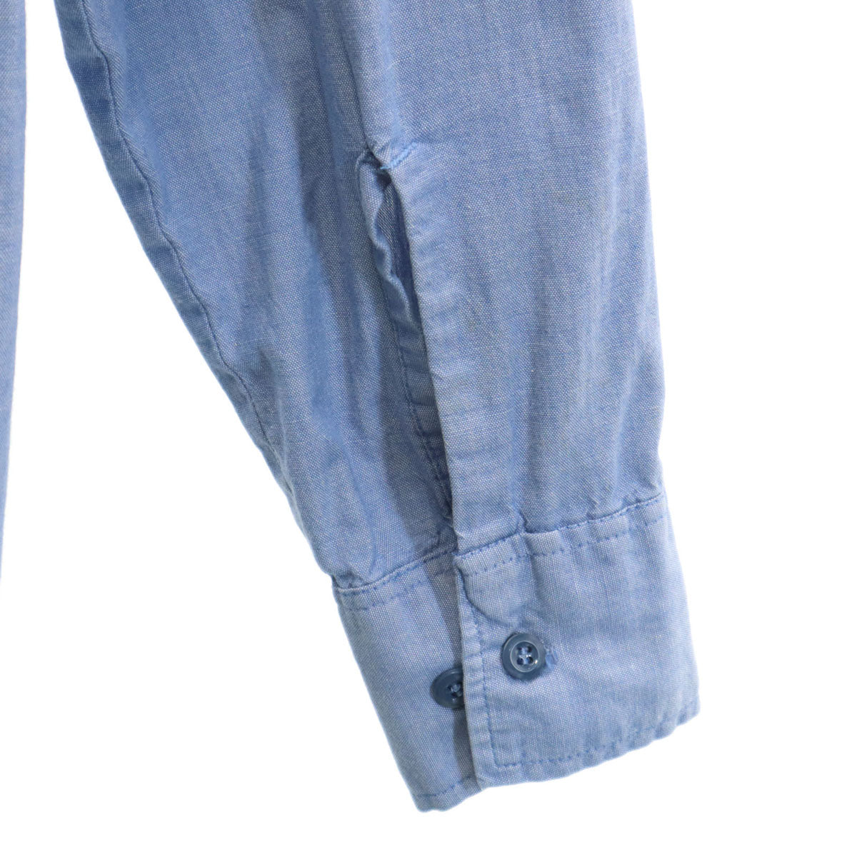 SEAFARER シーファー USA製 長袖 シャツ M 水色系 メンズ