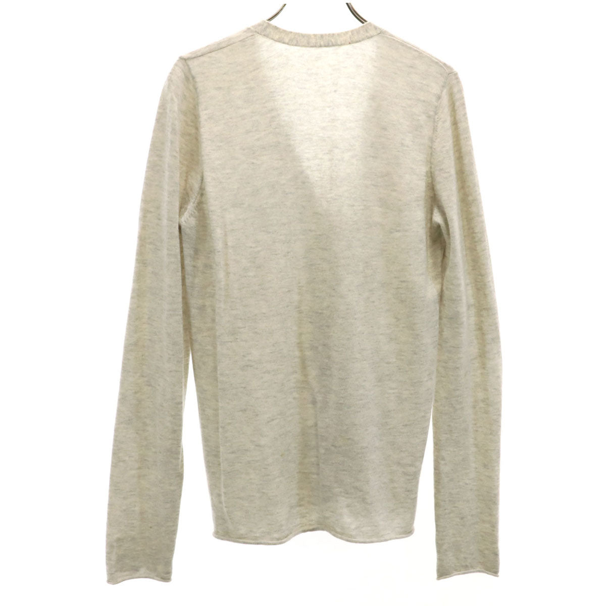 Lucien Pellat-Finet ルシアンペラフィネ カシミア 長袖 ニットカーディガン S グレー メンズ