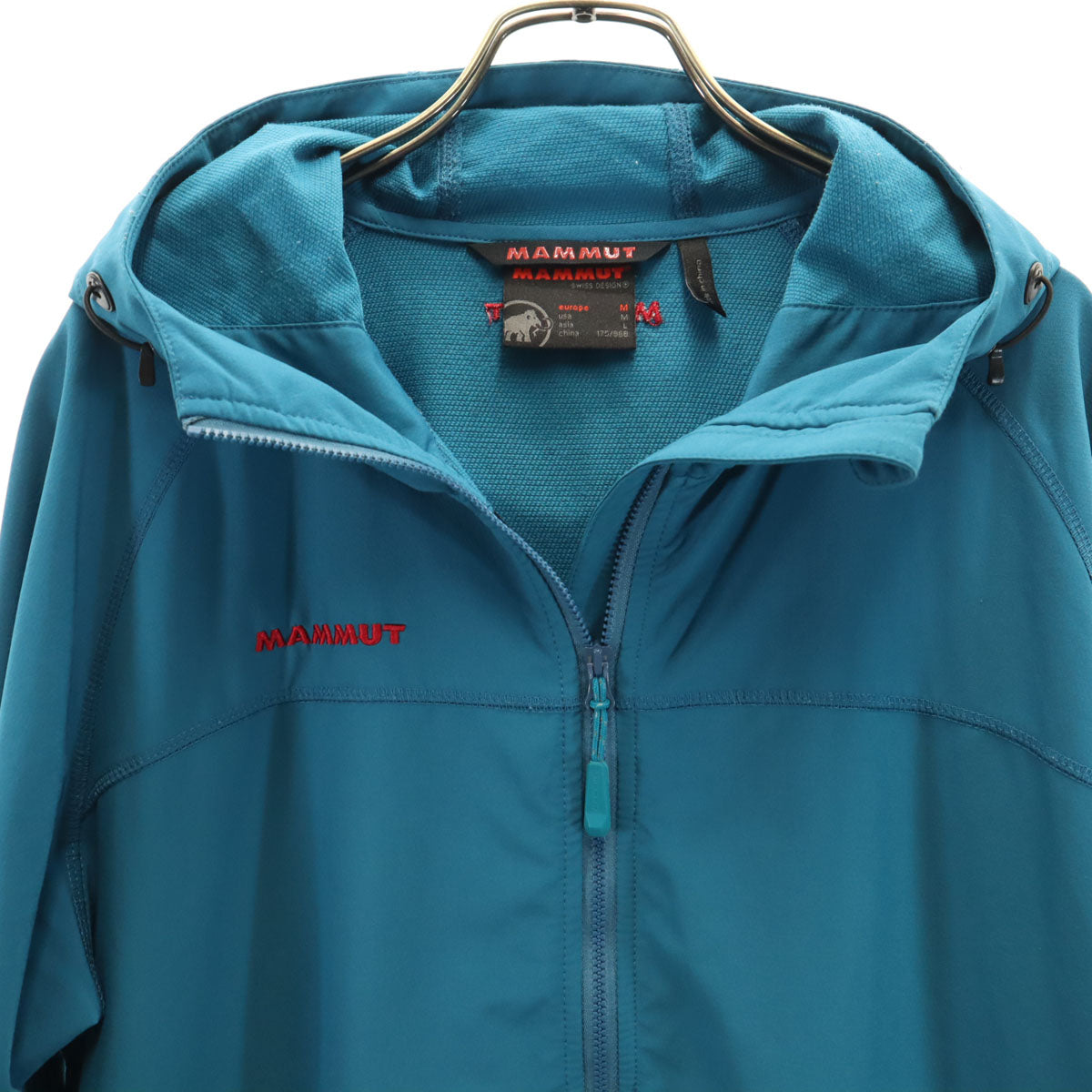 Mammut マムート フードジャケット M ターコイズ アウトドア メンズ