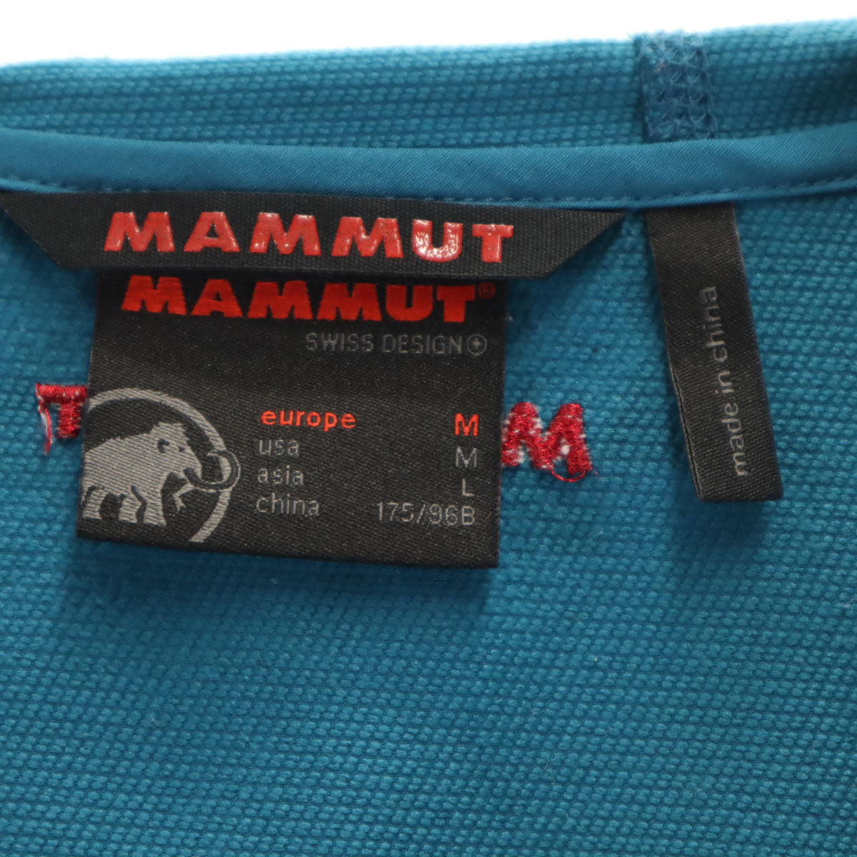 Mammut マムート フードジャケット M ターコイズ アウトドア メンズ
