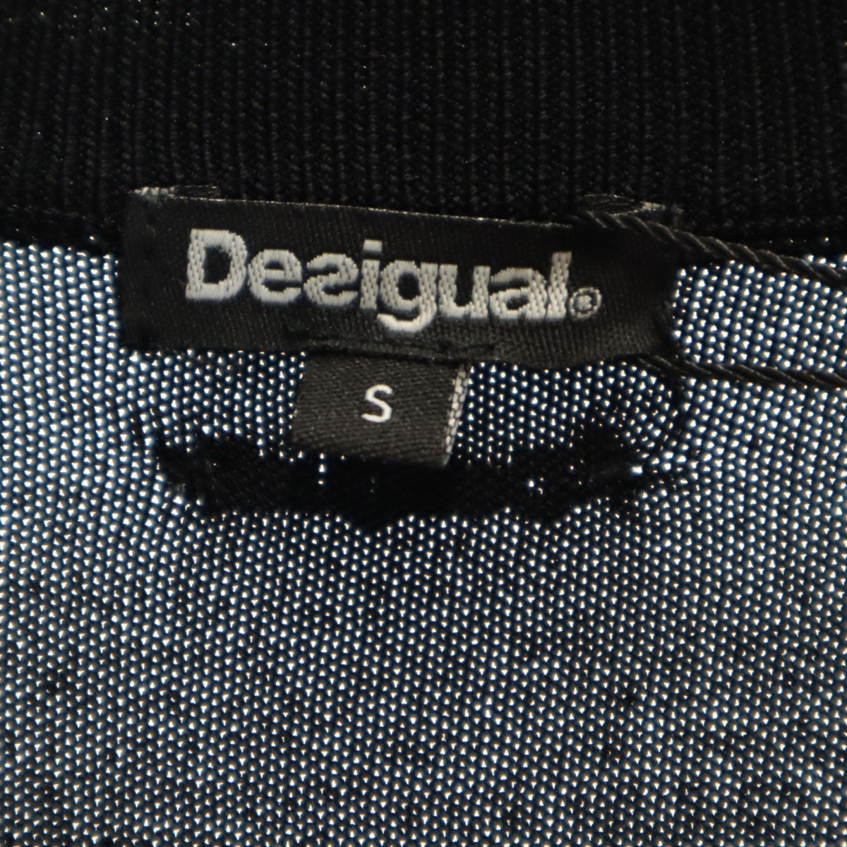 未使用 Desigual デジグアル ニットジャケット S ブラック レディース