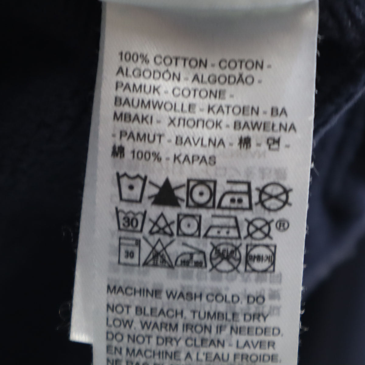 Levi's リーバイス 長袖 スウェットパーカー XS ネイビー メンズ