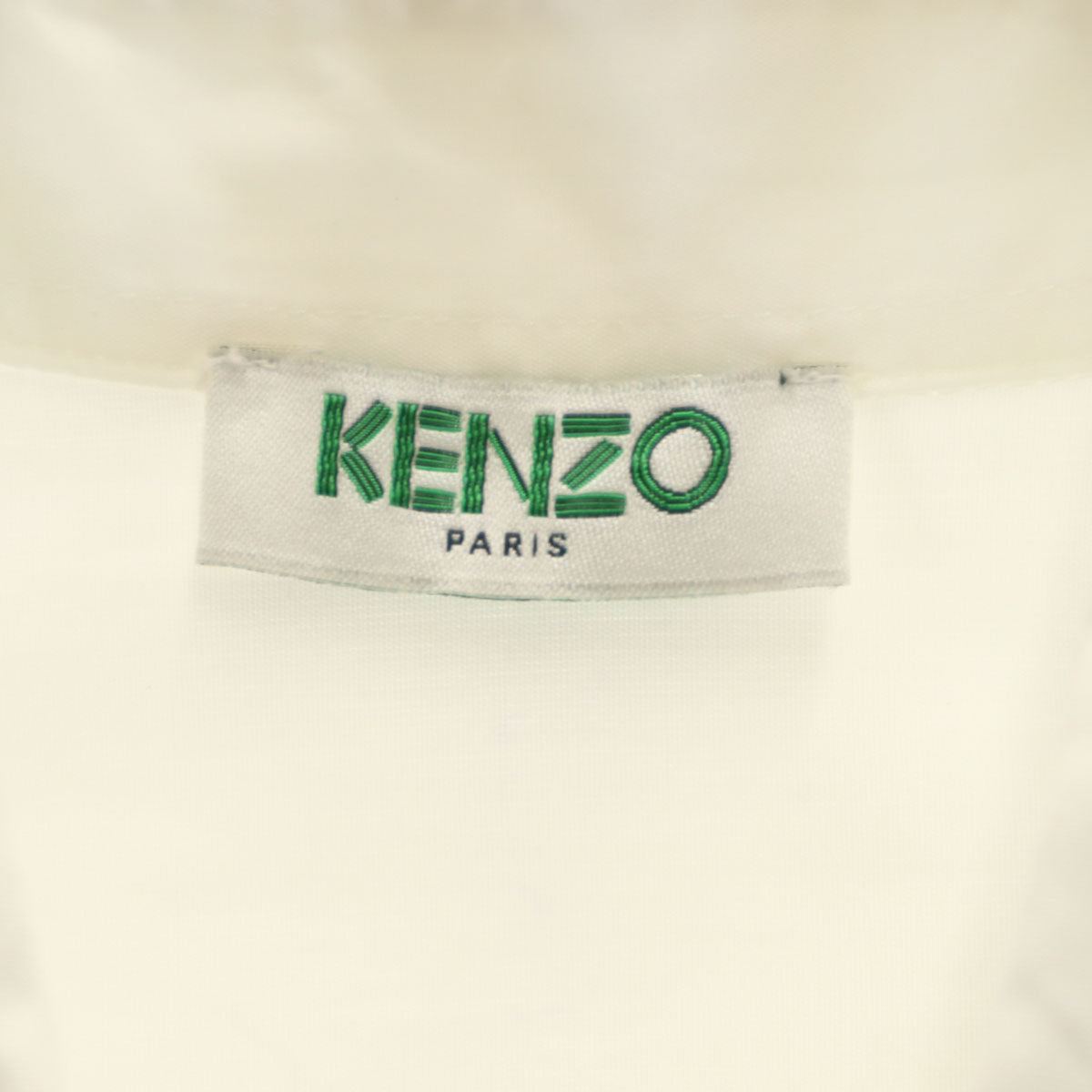 KENZO ケンゾー 長袖 レイヤード シャツ ホワイト レディース