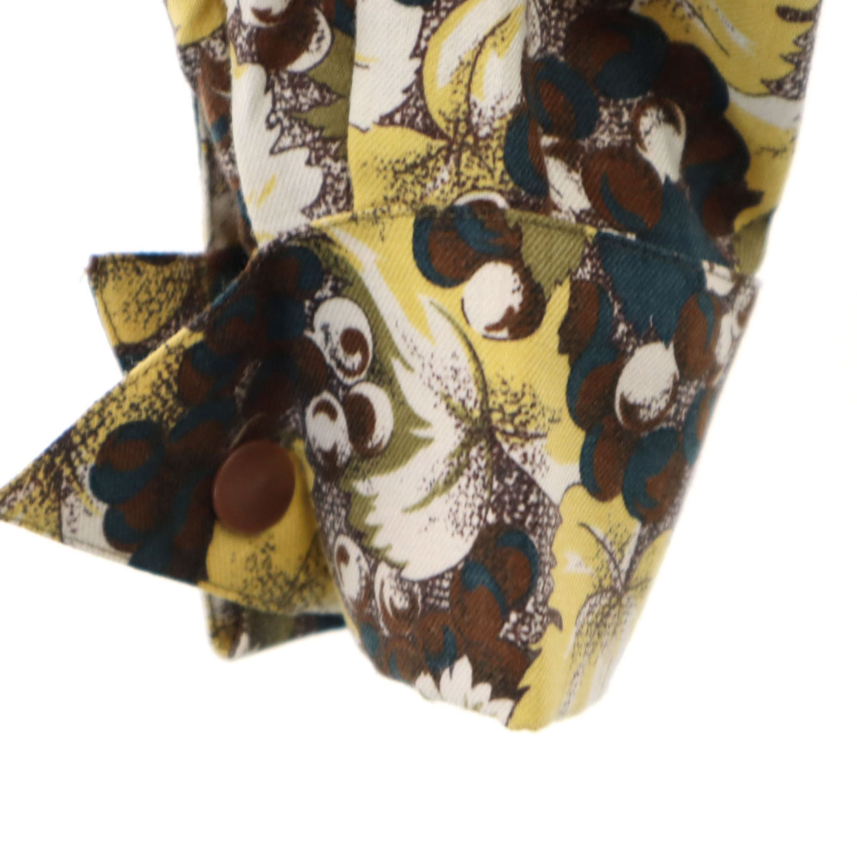 Christian Dior SPORTS クリスチャンディオールスポーツ 90s オールド ブドウ柄 長袖 シャツ M ブラウン系 フルーツ レディース