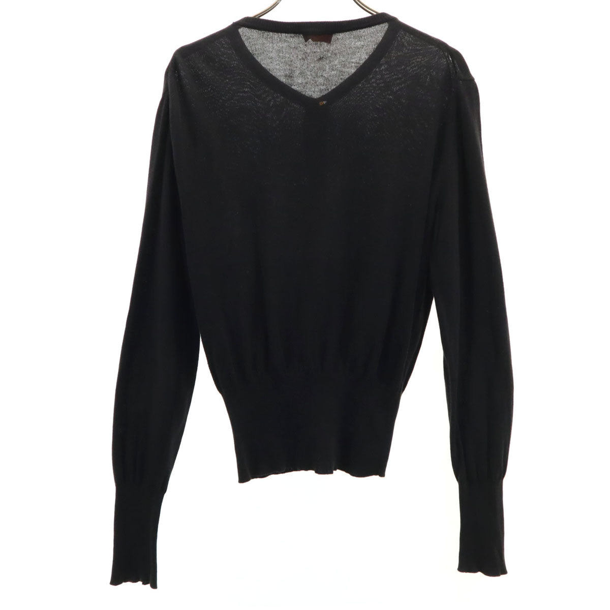 Vivienne Westwood ヴィヴィアンウエストウッド イタリア製 長袖 ニットカーディガン M ブラック レディース