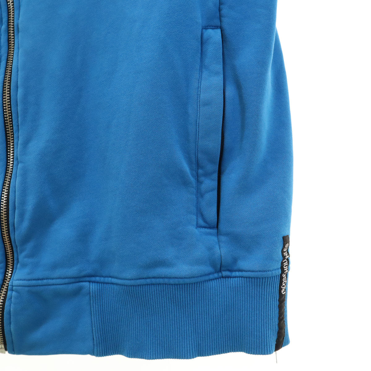 MOOSE KNUCKLES ムースナックルズ ポルトガル製 長袖 スウェット ジップパーカー M 水色 メンズ