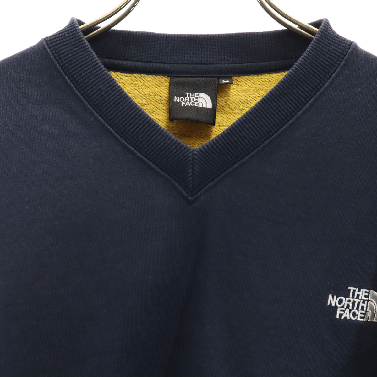 THE NORTH FACE ノースフェイス バックロゴ 長袖 スウェット Vネック