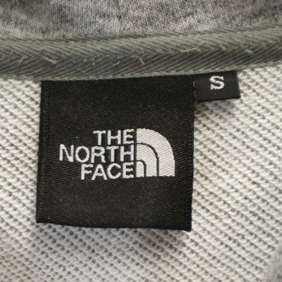THE NORTH FACE ノースフェイス スクエアロゴ 長袖 スウェットパーカー S グレー アウトドア NT12141 メンズ