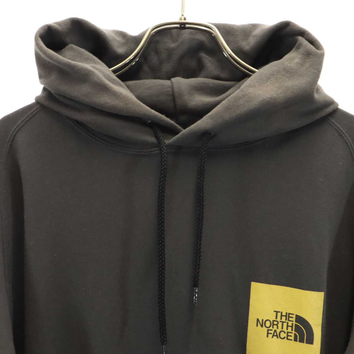 THE NORTH FACE ノースフェイス バックロゴ 長袖 レイジ スウェットパーカー S チャコールグレー アウトドア NT61965 メンズ