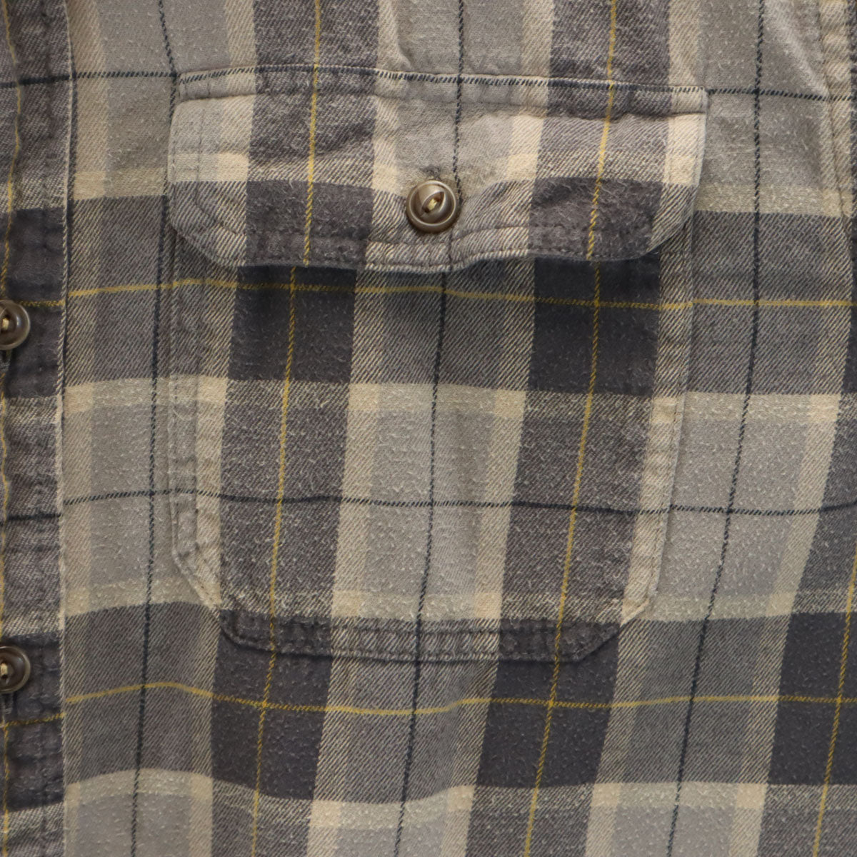 patagonia パタゴニア チェック柄 長袖 シャツ M グレー系 アウトドア メンズ