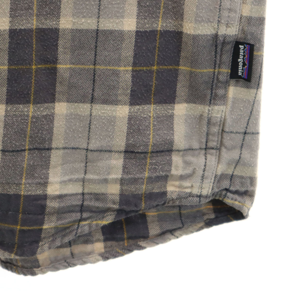 patagonia パタゴニア チェック柄 長袖 シャツ M グレー系 アウトドア メンズ