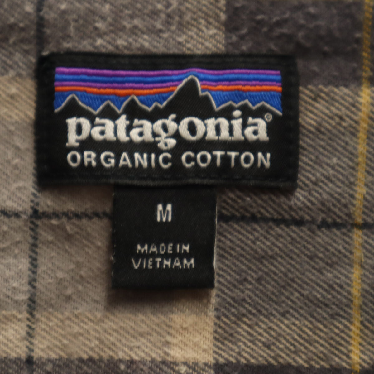 patagonia パタゴニア チェック柄 長袖 シャツ M グレー系 アウトドア メンズ