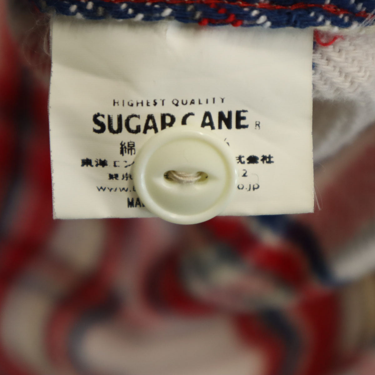 SUGAR CANE シュガーケーン チェック柄 長袖 ソフトツイル ワークシャツ L ホワイト 東洋エンタープライズ SC25930 メンズ