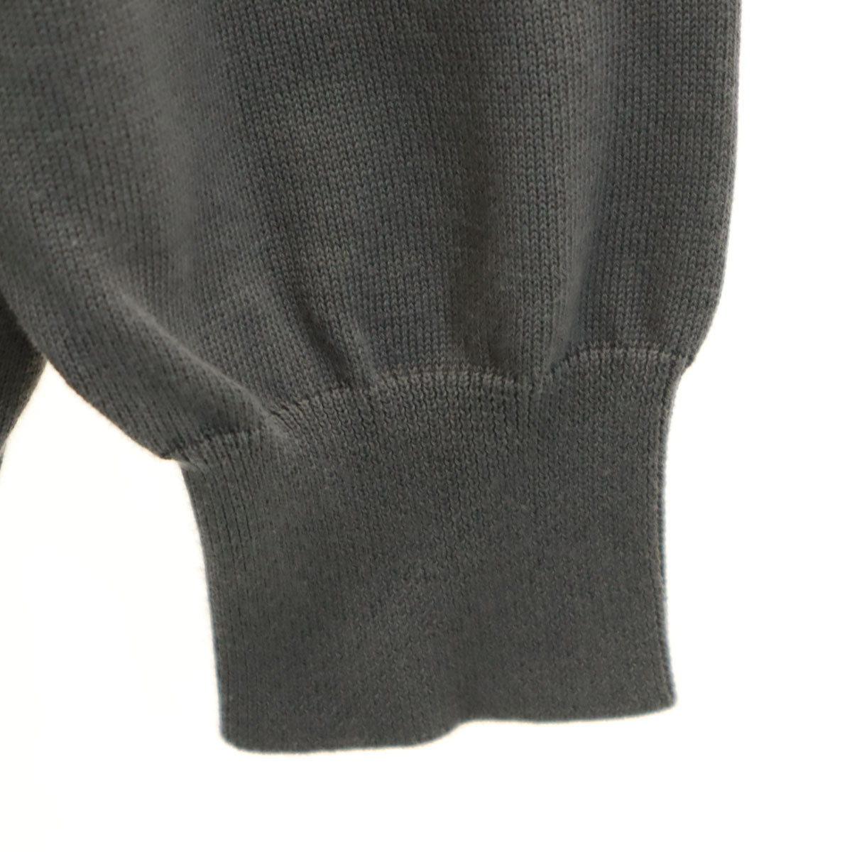 Graphpaper グラフペーパー 日本製 長袖 Vネック ニットカーディガン 0 チャコールグレー メンズ