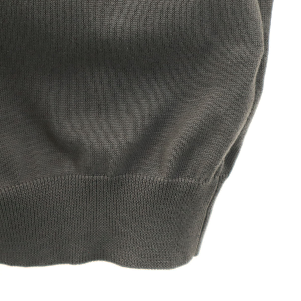 Graphpaper グラフペーパー 日本製 長袖 Vネック ニットカーディガン 0 チャコールグレー メンズ