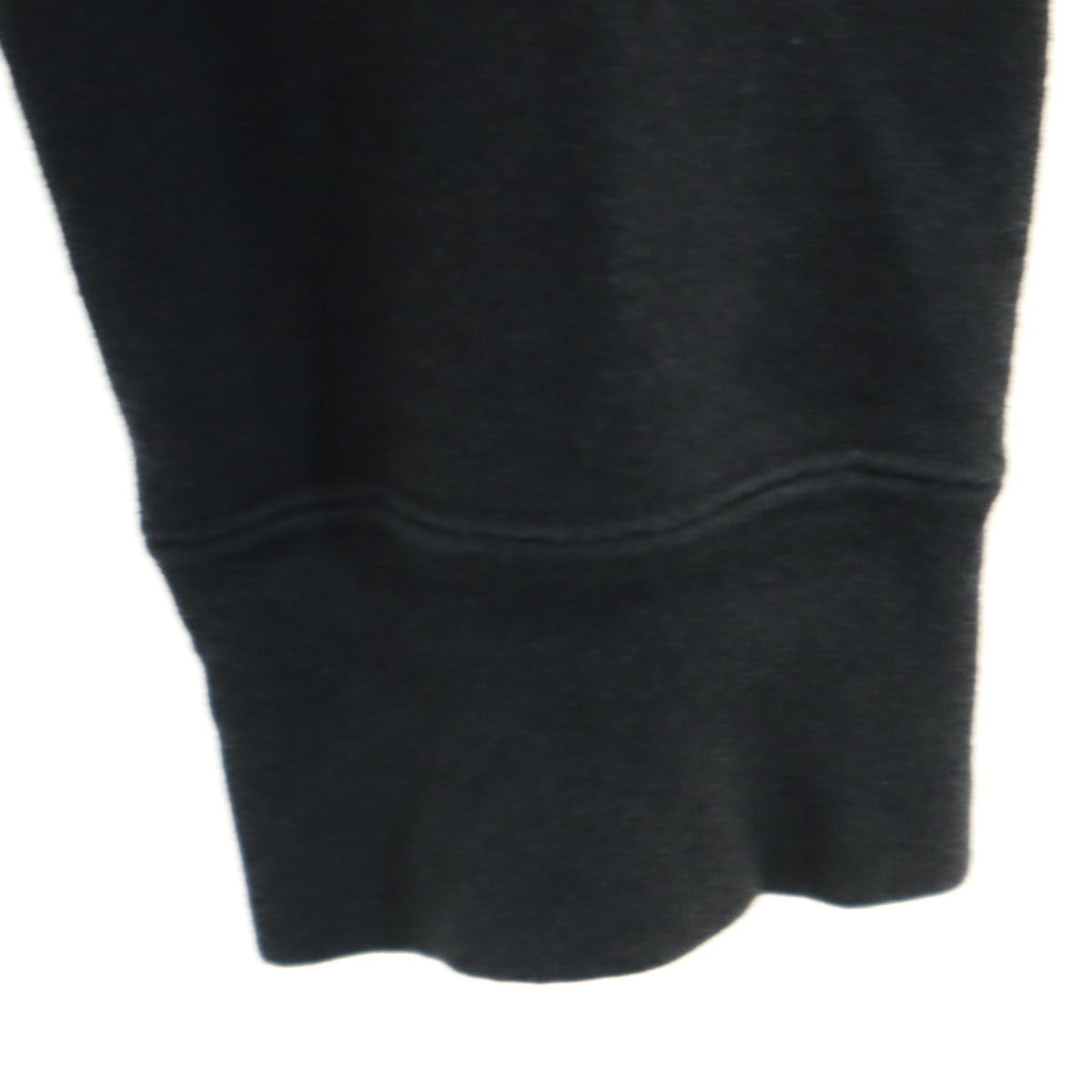 HYSTERIC GLAMOUR ヒステリックグラマー 日本製 バックプリント ピンナップガール 長袖 スウェット ジップパーカー S ブラック レディース