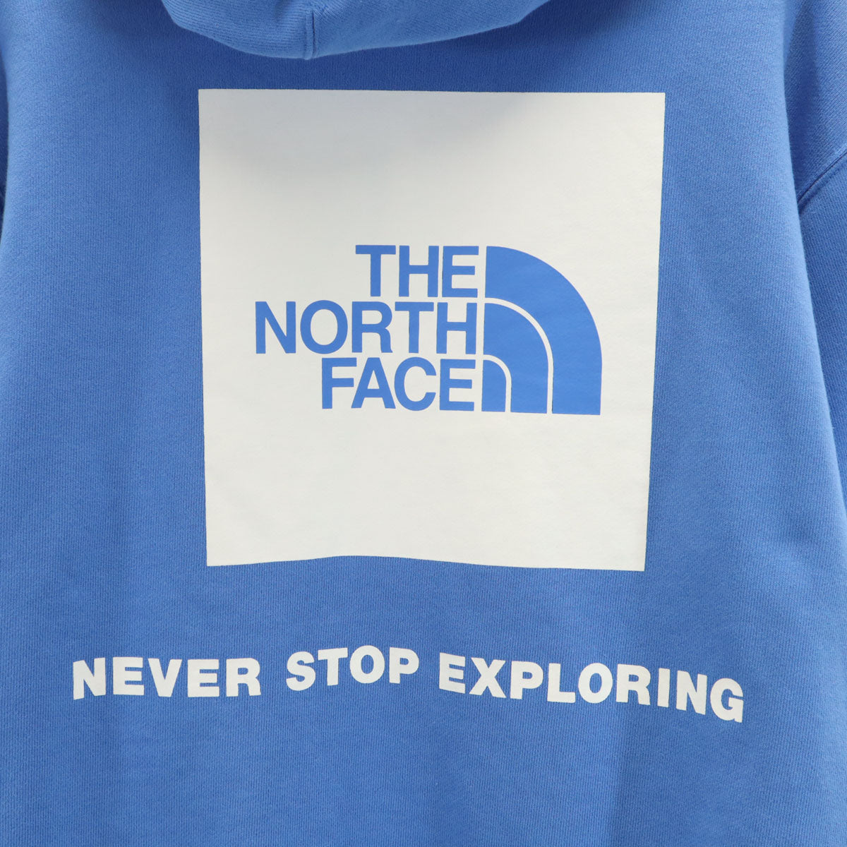 THE NORTH FACE ノースフェイス バック スクエアロゴ 長袖 スウェットパーカー S ブルー系 アウトドア NT12336 メンズ