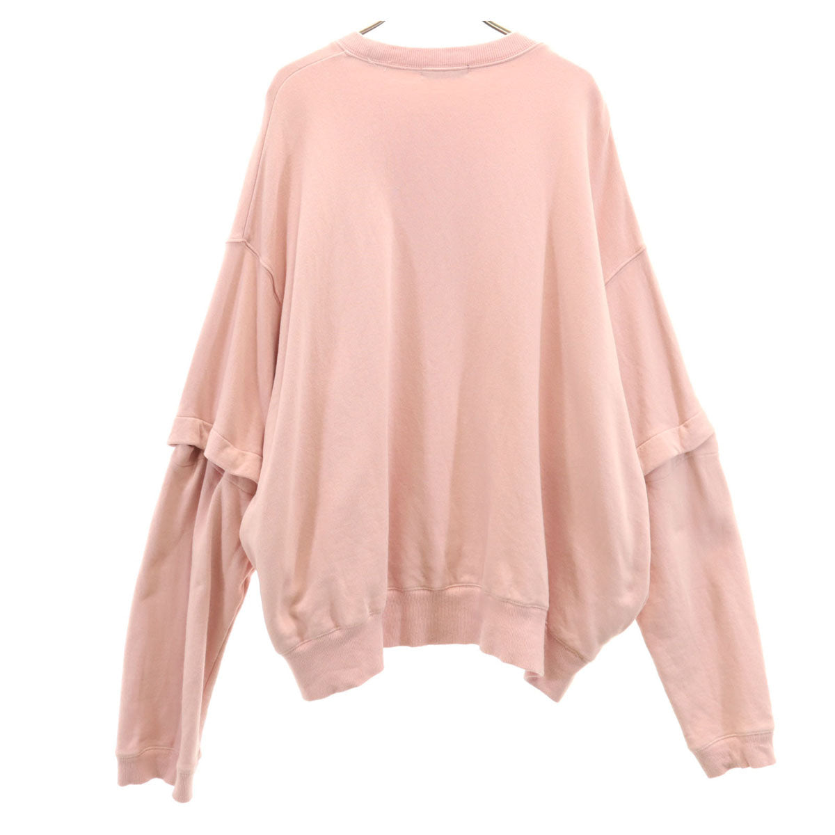 MAISON SPECIAL メゾンスペシャル 長袖 オーバーシルエット スウェット トレーナー FREE ピンク 2WAY レディース