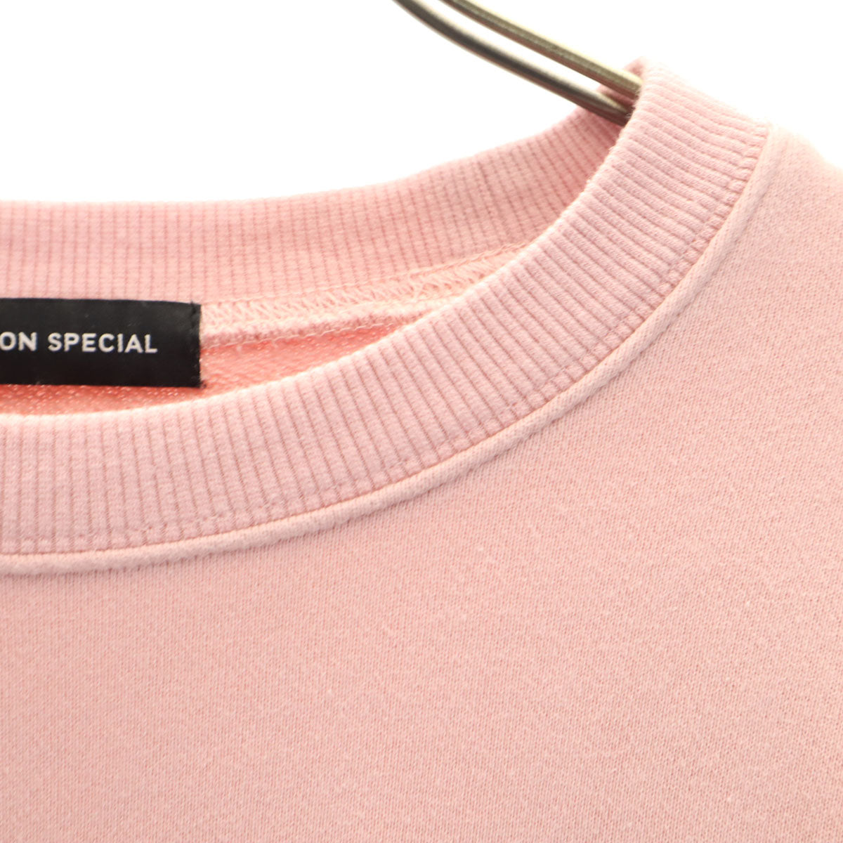 MAISON SPECIAL メゾンスペシャル 長袖 オーバーシルエット スウェット トレーナー FREE ピンク 2WAY レディース