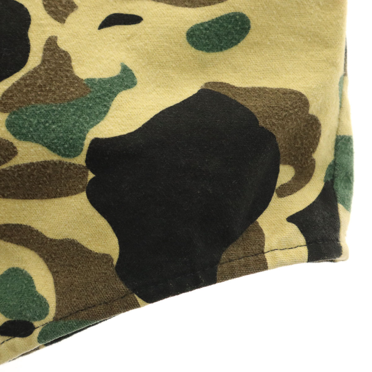 FROSTPROOF フロストプルーフ 80s USA製 ヴィンテージ カモフラ柄 シャモアクロス ベスト L イエローベージュ 迷彩 フランネル メンズ